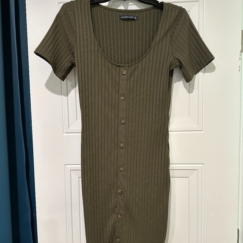 Abercrombie & Fitch Olive Green Dress